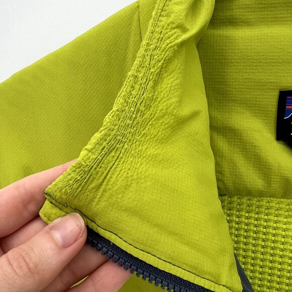 Patagonia Nano Air Light Hybrid Jacket Mens XL Zip Up Neon Green Insulated 84345 - Picture 4 of 15